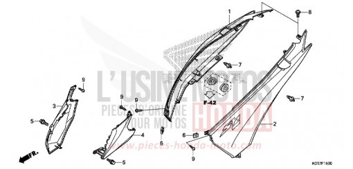 HOUSSE DE CARROSSERIE SH125D de 2013
